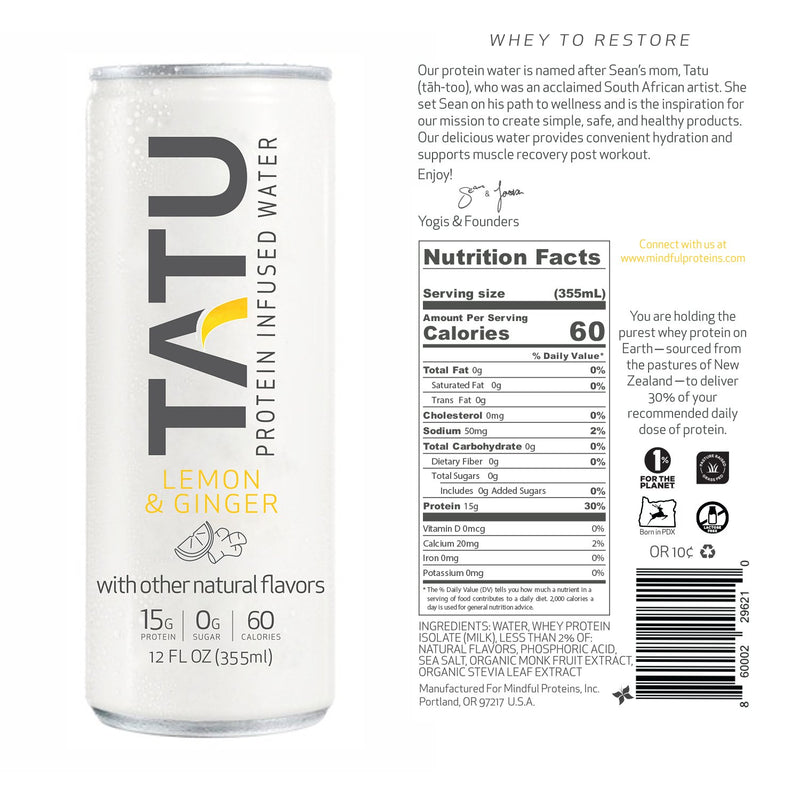 TATU Protein Water 4 - pack - Drink TATU