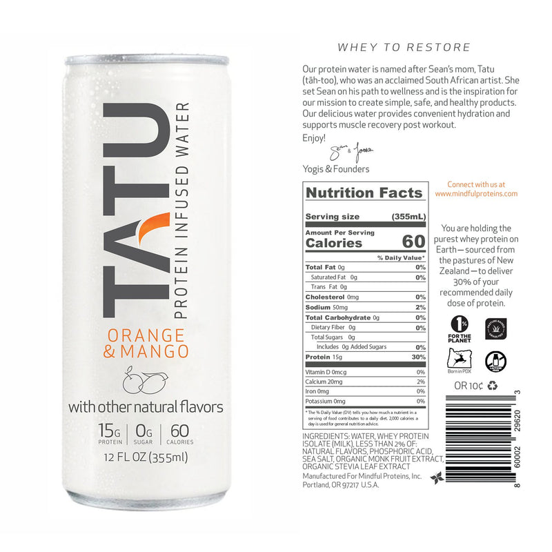 TATU Protein Water 4 - pack - Drink TATU