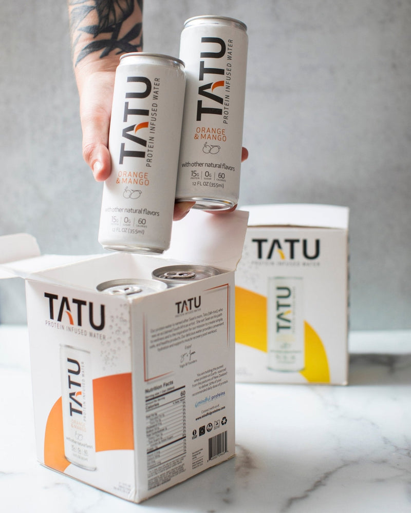 Try Each Flavor of TATU Protein Water, one 4 - pack of each flavor! - Drink TATU